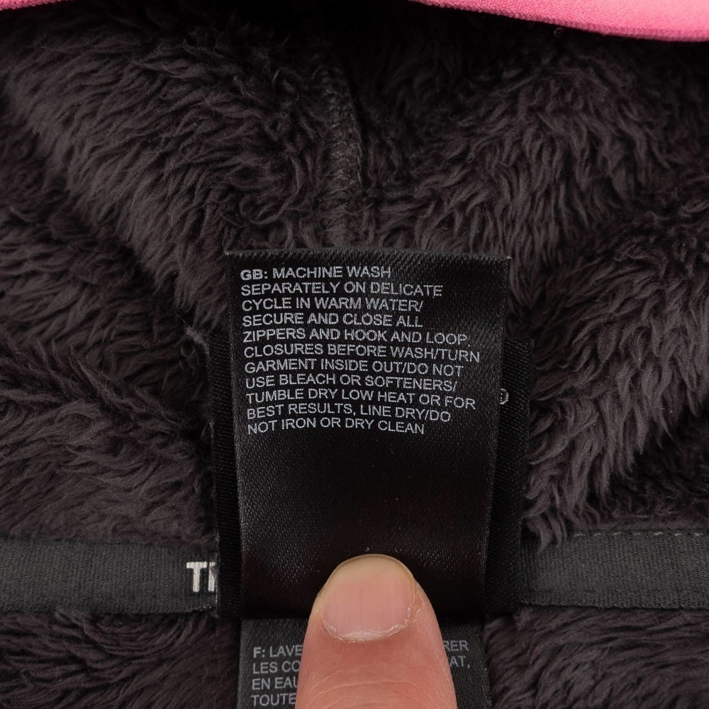 The North Face Fleece Hoodie Jacket Girl's Large Black - Picture 8 of 10